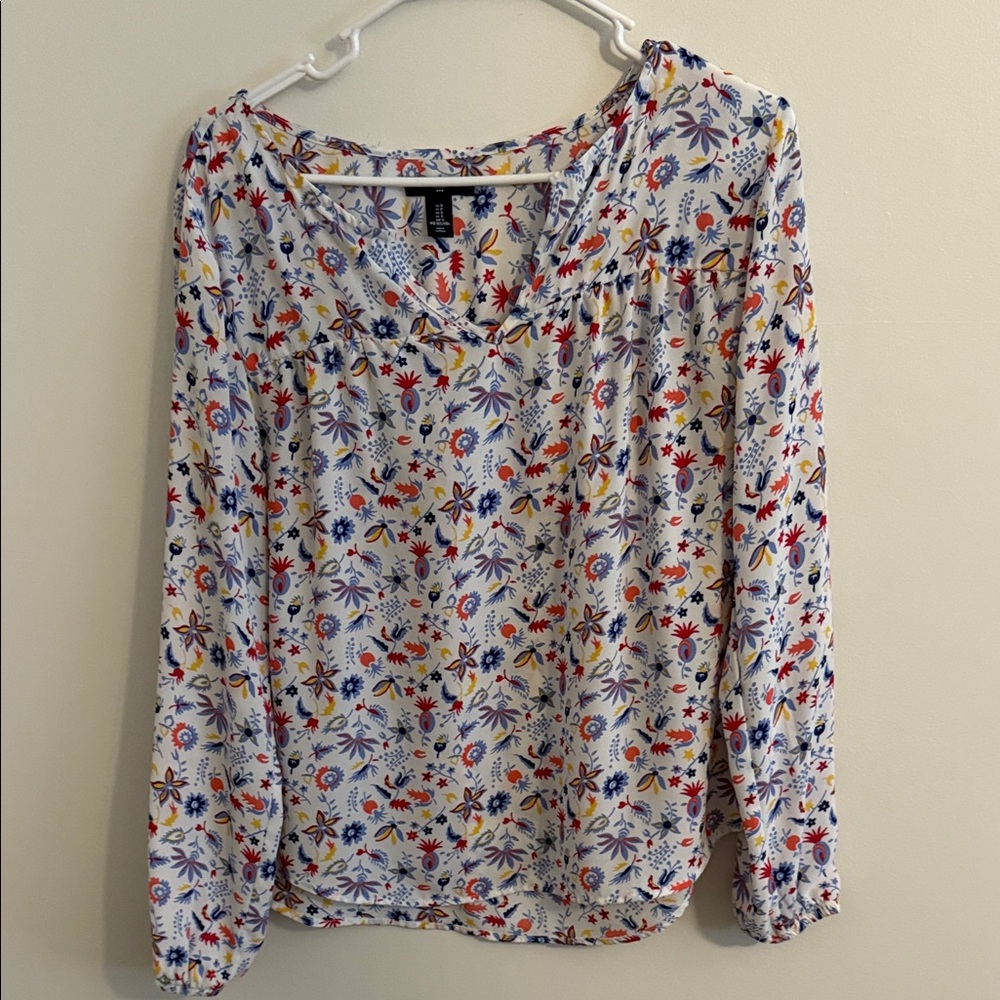 GAP Multicolor Floral Women's Blouse